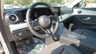 استعراض مواصفات مرسيدس E 200 2022 الفئة الاولى Mercedes E200