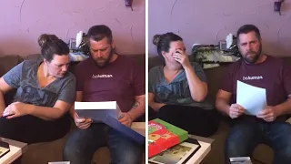 Girl surprises stepdad with adoption papers on Christmas morning