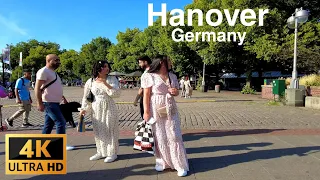 Hanover Germany 🇩🇪 - Walking in Hannover 4K - 4K-60fps the Best - Walking Tour