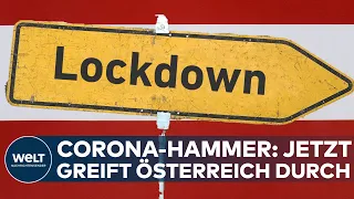 CORONA: Covid19-Lockdown! Jetzt greift Österreich hart durch - Lockdown für alle I WELT Eilmeldung