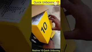 Realme 10 Quick Unboxing 🤩 Realme 10 Unboxing #ytshorts #trending #shorts #unboxing #viral #realme