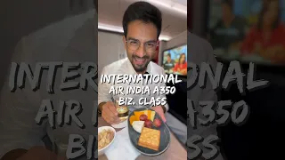 First Air India A350 International Flight To Dubai!! ✈️🥘🍾 #AD