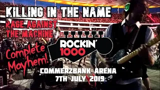 Killing In The Name - Rage Against The Machine - Rockin'1000 - Frankfurt 2019 (Multicam, Best Sound)
