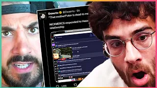 NICKMERCS On Hasan's comments to wards Dr Disrespect | HasanAbi Reacts