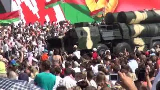 Минск 3 июля 2012 (Belarus Minsk Day of liberation and independence)