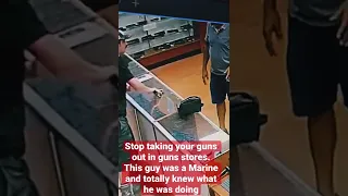 Retired Marine Negligent Discharges in gun store