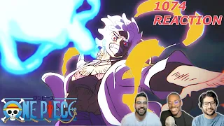 NON-ONE PIECE WATCHERS REACT TO LUFFY USING LIGHTENING | EPISODE 1074