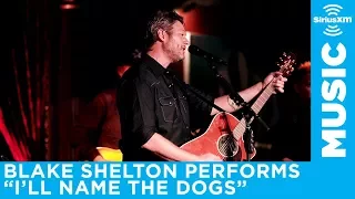 Blake Shelton performs I'll Name the Dogs for SiriusXM The Highway