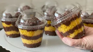 BOLO NO POTE DE CENOURA C/ BRIGADEIRO GOURMET SERÁ SUCESSO NO SEU CARDÁPIO