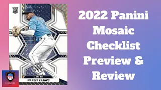 Everything to Know About 2022 Panini Mosaic Baseball! Reviewing the Checklist