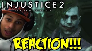 MY MAIN IS BACK! Injustice 2 Introducing Joker! REACTION AND THOUGHTS!!!