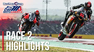 MotoAmerica Medallia Superbike Race 2 Highlights at COTA 2022