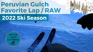 My Favorite Peruvian Gulch Lap - RAW Top to Bottom // Snowbird // 2021 - 2022 Ski Season