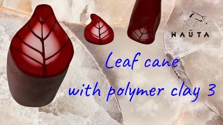 Leaf cane with polymer clay 4