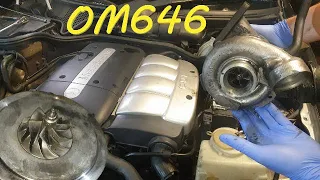 E220 CDI Mercedes w210 Turbocharger - Problems / Removal / Replacement