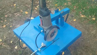 Стойка для болгарки своими руками!!!СТОЙКА ДЛЯ УШМ!!!Отрезной станок!!!stand for cutting machine!!!