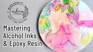 Mastering Alcohol Ink and Epoxy Resin on a Lazy Susan | Tips and Tricks