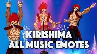 Eijiro Kirishima Dances All Music Emotes (That we Have) - FORTNITE - My Hero Academia