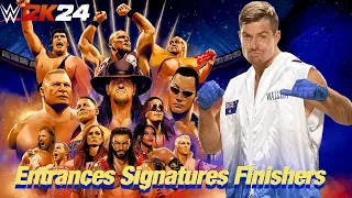 WWE 2K24 Entrances/Signatures/Finishers: Grayson Waller