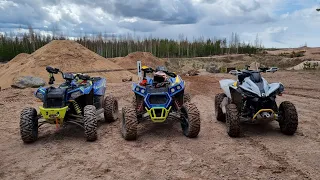 Polaris Scrambler vs Canam Renegade [kumpi vie voiton] cross country