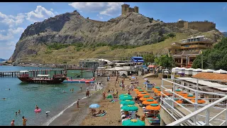Пляжи курорта Судак. Экватор Лета 2023 в Крыму