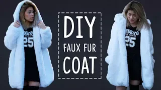 DIY FAUX FUR COAT | sew&tell