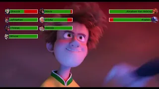 Hotel Transylvania 3 Final Battle with healthbars (Edited By @GabrielD2002)