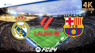 Real Madrid vs Barcelona | La Liga | EA FC 24 | PS5™ 4K HD