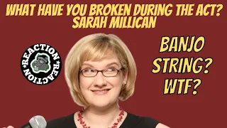 American Reacts to What Have You Broken During the Act? Banjo String WTF? | Sarah Millican