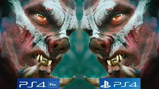 [4K/60FPS] Middle-earth: Shadow of Mordor: PS4 vs PS4 Pro Graphics Comparison