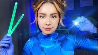 ASMR ALIEN FULL BODY EXAM DETAILED Medical Roleplay 👽 Cranial Nerve Orbital Eye Sci-Fi Examination