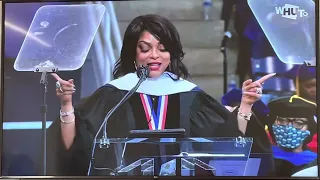 Dr. Taraji P. Henson said a powerful speech @Howard University 2022 graduation 👩‍🎓