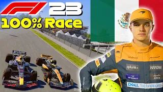 F1 23 - Let's Make Norris World Champion #22: 100% Race Mexico