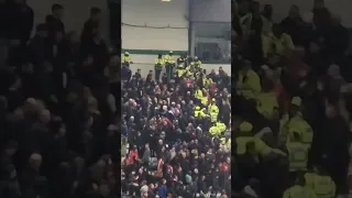 Celtic Park - Aberdeen Fans and Stewards #spfl #celticpark #aberdeenultras