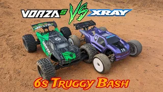 Xray Xt8e Vs Hpi Vorza S Truggy... 6s truggy run