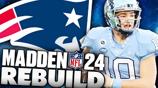 The Patriots Draft Drake Maye! Madden 24 New England Patriots Rebuild