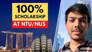 How to get 100% Scholarship in NTU / NUS Singapore From India #ntusg #nus #studyabroad #scholarship