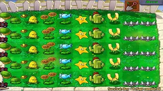 Plants vs Zombies | Survival Day | Team Plants vs All Zombies GAMEPLAY FULL HD 1080p 60hz