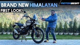 New Royal Enfield Himalayan - First Look! | MotorBeam