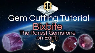 Gem Cutting Tutorial: Bixbite, The Rarest Gemstone on Earth