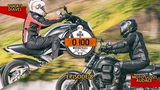 #100Motorcycles: Episode 8: Ducati Diavel Carbon & Moto Guzzi Audace