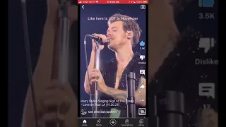 Did Harry’s voice change? Or is it just me? #harryshouse #harrystyles #coachella