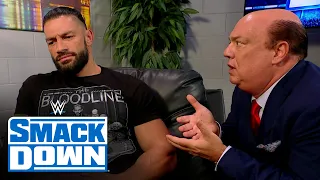 Paul Heyman gives Roman Reigns a message from Brock Lesnar: SmackDown, Sept. 3, 2021