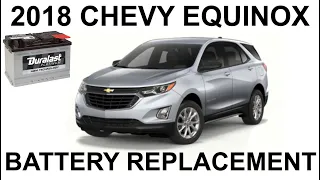 2018 Chevy Equinox Battery Replacement - Complete Instructions - H6 AGM Battery