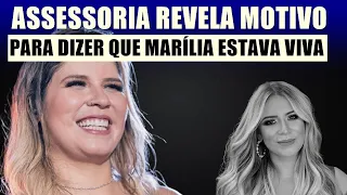 Assessoria de Marília Mendonça quebra silêncio e revela MOTIVO para dizer que cantora estava viva