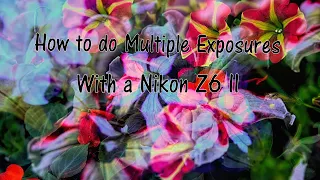 How to do multi exposure with a Nikon Z6II