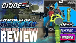 cXc G.I. Joe Custom 50th Anniversary SNEAK PEEK Advanced Recon Figure Build & Painting Tutorial