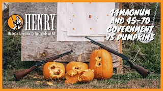 Punkin' Chunkin' Henry Style - .44 Mag & .45-70