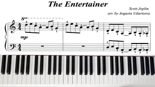 The Entertainer - Scott Joplin - Piano Tutorial - Yamaha DGX - 670