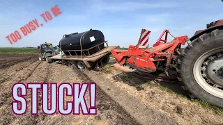 On the digger, drain jetting, bucket repairs, dodgy driving and a look at the Barley | farming